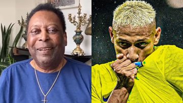 Pelé consolou Richarlison após eliminação do Brasil da Copa - Reprodução/Instagram