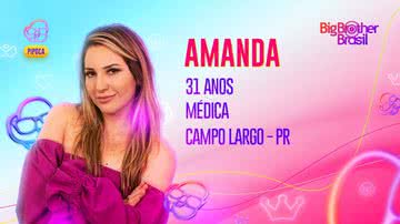 A médica Amanda é anunciada como Pipoca do BBB23 - TV Globo