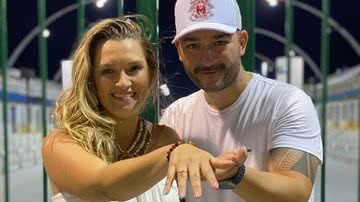 Ana Thaís Matos e o noivo Rafael Falanga - Instagram/@anathaismatos
