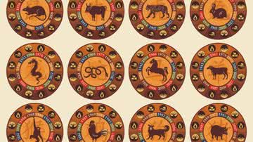 Animais que representam os períodos do Ano Novo Chinês. - Shutterstock