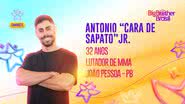 Antonio “Cara de Sapato” Jr. diz ser brincalhão, mas se incomoda som desorganização e pode explodir - TV Globo