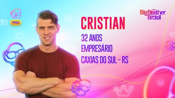 Cristian é mais um entre os integrantes do time 'Pipoca' do BBB23 - TV Globo