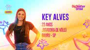 Jogadora de vôlei e influenciadora, Key Alves é anunciada no BBB - TV Globo