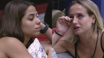Bruna Griphao e Key Alves fizeram as pazes em conversa nesta terça-feira (24) - TV Globo