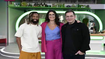 Leadro Hassum, Paolla Carosella e João Diamante vão comandar o novo programa. - TV Globo/Cadu Piloto