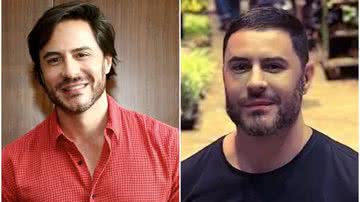 Ricardo Tozzi antes e depois do corte de cabelo - Reprodução/Instagram