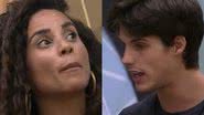 Domitila, Cezar Black e Gabriel disputam o segundo paredão do BBB 23 - Reprodução/TV Globo