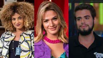 Gabriela Lohan, Glamour Garcia e Bernardo de Assis roubaram a cena em novelas da TV Globo - Foto: Reprodução/TV Globo