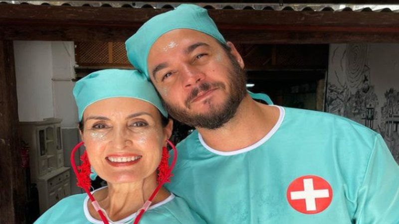 Fátima Bernardes e Tulio Gadelha estão curtindo o Carnaval de Olinda. - Instagram/@tulio.gadelha