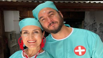 Fátima Bernardes e Tulio Gadelha estão curtindo o Carnaval de Olinda. - Instagram/@tulio.gadelha