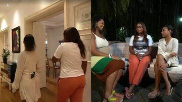 Filhas de Glória Maria, Laura e Maria, mostram detalhes da casa no Rio de Janeiro. - Foto: Reprodução / Globo