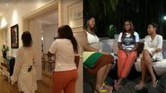 Filhas de Glória Maria, Laura e Maria, mostram detalhes da casa no Rio de Janeiro. - Foto: Reprodução / Globo