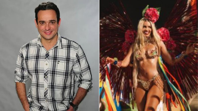 Hugo Gross detona postura de Yasmin Brunet após desfile de Carnaval - Estevam Avellar/Globo e Reprodução/Instagram