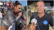 Prefeito de Salvador segue colecionando interações com as famosas. - Instagram/@ivetesangalo e @brunoreisba