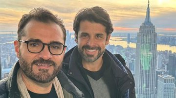 Marcelo Cosme está curtindo as férias com o marido. - Instagram/@drfrankelbrandao