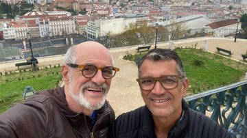 Marcos Caruso e o namorado, Marcos Paiva - Reprodução/Instagram