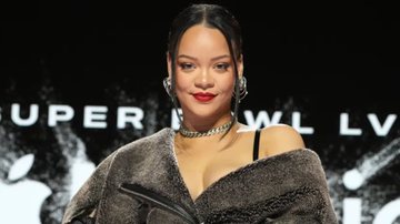 Rihanna na coletiva de imprensa do Apple Music Super Bowl LVII Halftime Show - Kevin Mazur/Getty Images for Roc Nation