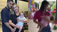A família foi alvo de críticas que compararam o tratamento da primeira e da segunda filha de Virgínia Fonseca - Instagram/@virginia