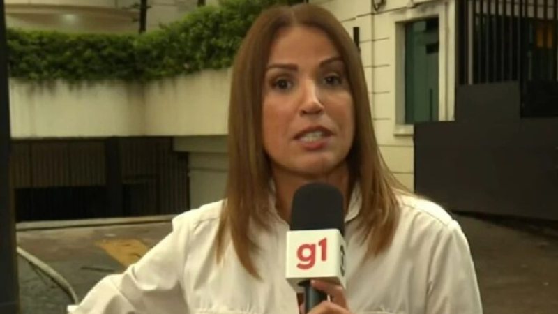 Repórter Ananda Apple no Bom Dia Brasil - Globo