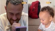 Fred chora com vídeo do filho Cris - Instagram/@bbb
