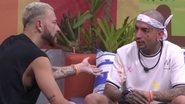 Fred e Guimê conversaram sobre suas apostas para o paredão - Reprodução/TV Globo