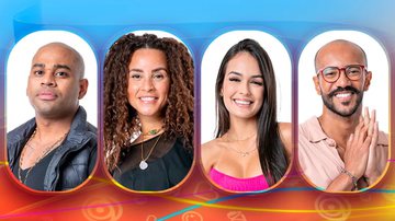 Cezar, Domitila, Larissa ou Ricardo será eliminado nesta terça-feira (14). - TV Globo