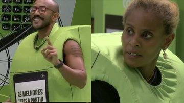 Na Prova do Líder, Aline ainda chamou Cezar Black e Ricardo de incoerentes - TV Globo