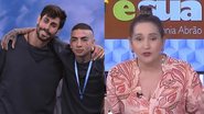 Sônia Abrão reprovou o comportamento dos brothers, mas disse que 'destruir a carreira' de ambos não é necessário - TV Globo e RedeTV!
