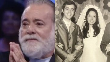 Tony Ramos se emocionou com a homenagem de Lidiane - TV Globo