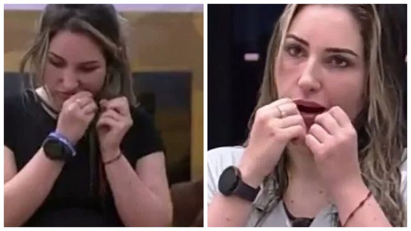Uso dos cabelos como fio dental gerou críticas para Amanda. - TV Globo