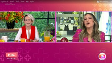 Ana Maria Braga recebeu a campeã do BBB23 no 'Mais Você'. - TV Globo