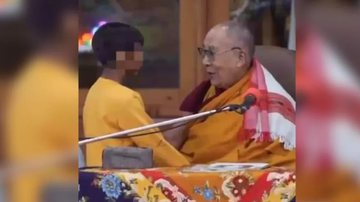 Dalai Lama pede desculpas após vídeo pedindo a criança para "chupar" sua língua - Youtube/CNN