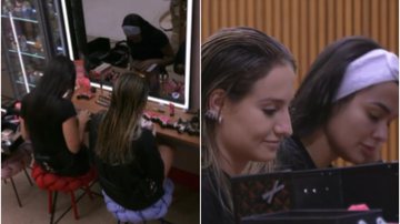 Bruna e Larissa escutaram gritos nos bastidores do BBB 23 - Globo