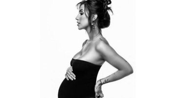 Gabi Brandt revela detalhe impressionante da barriga de grávida - Reprodução