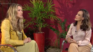 Luana Pivani deu uma entrevista exclusiva ao 'Domingo Espetacular', da RecordTV - Reprodução/RecordTV