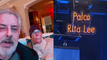 Rita Lee foi homenageada recebendo um palco com seu nome - Instagram/TV Globo