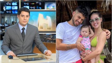 Virginia e Zé Felipe detonaram o comentário de Evaristo Costa. - TV Globo e Instagram