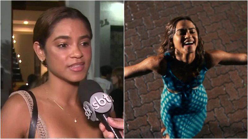 Lucy Alves rebateu as críticas dos telespectadores de Travessia. - SBT e Globo