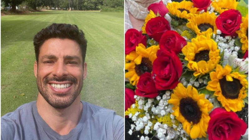Cauã Reymond presenteou amiga da Globo com flores - Instagram