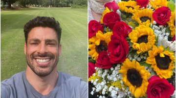 Cauã Reymond presenteou amiga da Globo com flores - Instagram
