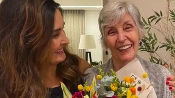 Fátima Bernardes comemorou a saída de Eunice Bernardes do hospital - Instagram/@fatimabernardes