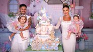 O casal realizou uma grande festa com tema de unicórnio para comemorar o segundo aniversário de sua filha - Reprodução