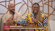 Sarah Aline e Ricardo Alface foram os convidados do 'Encontro' desta terça-feira (30). - TV Globo