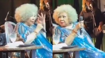 Aos 75 anos, cantora se irritou com o esquecimento de sua água para apresentação - Reprodução