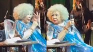 Aos 75 anos, cantora se irritou com o esquecimento de sua água para apresentação - Reprodução