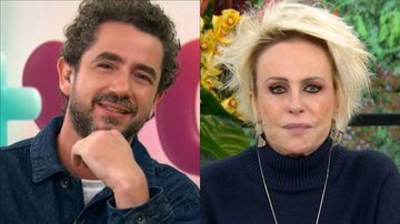 Felipe Andreoli e Ana Maria Braga no 'Mais Você' - Globo