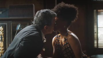 Em 'Amor Perfeito', Anselmo dará um beijo em Lucília. - TV Globo