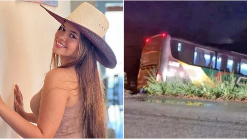 Brisa Star, a Fadinha do Piseiro, sofreu acidente de ônibus no Ceará - Instagram/G1