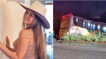 Brisa Star, a Fadinha do Piseiro, sofreu acidente de ônibus no Ceará - Instagram/G1
