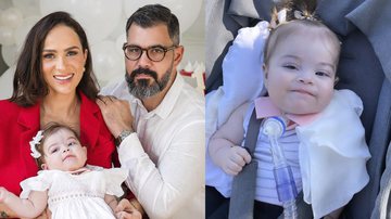 Filha de Juliano Cazarré, Maria Guilhermina completou um ano no último dia 21 - Instagram/@leticiacazarre